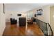 Bright living room featuring hardwood floors, comfortable seating, and a cozy atmosphere at 5230 Northview Dr, Hickory, NC 28601