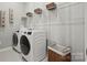 Bright laundry room with modern appliances, storage shelves, and stylish decor for a functional space at 5312 Allburn Pkwy, Concord, NC 28027
