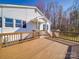 An ample back deck perfect for entertaining, complimented by an accessible side entrance at 5985 Bertie Ave, Salisbury, NC 28147