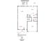 First floor plan featuring a living room, formal dining area, kitchen, garage, and front porch at 603 Smokehouse Ln, Albemarle, NC 28001