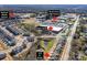 Aerial view of the neighborhood with school and retail location at 619 R L Stowe Rd, Belmont, NC 28012