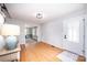 Inviting entryway with hardwood floors and a view into the adjacent living space at 651 25Th Nw Ave, Hickory, NC 28601