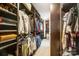 Walk-in closet with built in shelving and plenty of hanging space for clothing at 670 Belle Grove Dr, Clover, SC 29710
