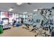 Well-equipped gym featuring various machines, weights, and stunning views for an active lifestyle at 7831 Spinnaker Bay Dr # 106, Sherrills Ford, NC 28673