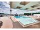 Enjoy this outdoor pool with covered lounging areas overlooking the serene waterfront at 7831 Spinnaker Bay Dr # 106, Sherrills Ford, NC 28673