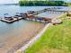 Beautiful waterfront view showcasing lush greenery, a private dock, and serene lake access at 7831 Spinnaker Bay Dr # 106, Sherrills Ford, NC 28673