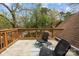 Relaxing outdoor patio with comfortable seating and views of the surrounding trees at 9004 Cebu Ct, Fort Mill, SC 29708