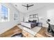 Bright bedroom with ample natural light, a comfortable bed, and sleek, modern furnishings at 101 N Cove Key Ln, Mooresville, NC 28117