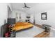 Stylish bedroom features a comfortable bed, a flat-screen TV, and modern decor for a relaxing and inviting atmosphere at 101 N Cove Key Ln, Mooresville, NC 28117