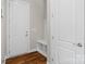 Entryway with a built-in bench and storage at 1022 Torrens Dr, Monroe, NC 28110