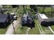 Aerial view of a well-maintained home with mature trees and a spacious yard at 109 Oakland Ave, Chester, SC 29706