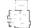 A floorplan for the main level, it features a kitchen, dining area, living room, foyer and screened porch at 1429 Alexander Rd, Rock Hill, SC 29732