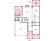Open-concept floorplan with a kitchen, dining, and garage connected to bedroom 5 and bath 4 at 166 Holsworthy Dr, Mooresville, NC 28115