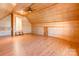 A large bedroom features wooden walls and a ceiling creating a warm and inviting space at 1847 Bertha Knight Rd, Lancaster, SC 29720