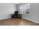 Bright office featuring a large window with natural light and wood-look flooring at 1875 Loggerhead Dr, Lancaster, SC 29720