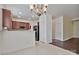 Bright kitchen featuring stainless steel appliances and adjacent entryways for seamless transition throughout the home at 242 Tradition Way, Rock Hill, SC 29732