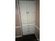 A bedroom closet with upper cabinet storage above four drawers at 350 Brawley Rd, Cleveland, NC 27013