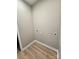 A simple laundry room with new floors and washer/dryer hookups at 3667 Travertine Dr, Lancaster, SC 29720
