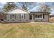Charming gray brick home featuring a well-maintained lawn and inviting front entrance at 510 Colony Acres Dr, Charlotte, NC 28217