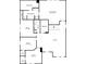 Detailed floorplan showcasing the layout of bedrooms, bathrooms, and the spacious loft area at 5513 Hammermill Dr, Harrisburg, NC 28075