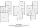 Detailed floor plan showcasing the layout of this multi-story home, total 1605 sq. ft. with dimensions for each room at 8904 Saint Pierre Ln, Charlotte, NC 28277