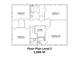 Floor plan of the second level of the home showing three bedrooms and two bathrooms at 113 Windsong Ct, Gastonia, NC 28056