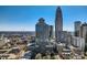 Stunning cityscape view showcasing the Trust building against a bright blue sky at 210 N Church St # 1507, Charlotte, NC 28202