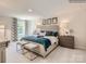 Serene main bedroom with a plush bed, accent pillows, and abundant natural light at 2961 Legacy Ridge Ln, Catawba, NC 28609