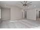 Spacious main bedroom boasts a ceiling fan, recessed lighting and an ensuite bathroom at 303 Basswood Ct, Clover, SC 29710