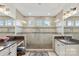 Luxurious bathroom with a glass shower, dual vanities, and stylish accents at 3045 Bronwood Pl, Lancaster, SC 29720