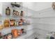 Pantry featuring metal shelving and storage at 3045 Bronwood Pl, Lancaster, SC 29720