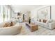 Open-concept living room showcases a modern design with a seamless flow into the kitchen area at 3937 Plainview Rd, Charlotte, NC 28208