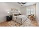 Relaxing bedroom with a comfortable bed, soft textures, and accent furniture at 3949 Plainview Rd, Charlotte, NC 28208