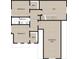 Second-floor layout includes 2 bedrooms, a full bath, a loft, a walk-in closet, and an unfinished attic for storage at 3949 Plainview Rd, Charlotte, NC 28208