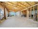 Unfinished basement offers a blank canvas with exposed framing and ample space for customization at 576 Putting Dr, Fort Mill, SC 29715
