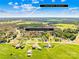 Aerial view showcasing property's location, proximity to Downtown Statesville (18 minute drive), and surrounding rural landscape at 590 County Line Rd, Stony Point, NC 28678