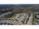Scenic aerial view of the community near Lake Wylie showcasing the location of 7316 Strawberry Fields Ln at 7316 Strawberry Fields Ln, Charlotte, NC 28278