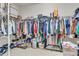 Walk-in closet with lots of space for clothes and personal items at 7316 Strawberry Fields Ln, Charlotte, NC 28278