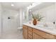 Elegant bathroom with double sinks, quartz countertops, a walk-in shower, and modern fixtures, creating a spa-like retreat at 11032 Gary Player Dr # 961, Lancaster, SC 29720