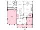 Detailed first floor plan displaying the layout with kitchen, dining, gathering room and covered outdoor living at 14703 Keyes Meadow Way, Huntersville, NC 28078