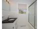 Bright bathroom with a tub/shower, window, and modern fixtures at 340 Topsail Rd, Salisbury, NC 28146
