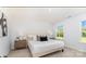 Bright bedroom with a large bed, natural light, two side tables and coordinating lamps at 4046 Jenison Valley Ct, Charlotte, NC 28214