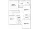 Floor plan showcasing the upper level layout with primary bedroom and additional bedrooms at 4046 Jenison Valley Ct, Charlotte, NC 28214