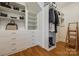 Spacious walk-in closet with built-in shelving and drawers offers ample storage at 4340 Sequoia Red Ln, Charlotte, NC 28226