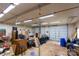 Spacious garage interior, offering ample storage and workspace, with two garage doors at 5212 Old Concord Rd, Salisbury, NC 28146