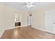 A spacious living room with view to the bathroom at 8123 Chrisbry Ln, Charlotte, NC 28215