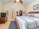 Comfortable main bedroom with a king bed, walk-in closet, and ensuite bathroom at 1141 Hollyheath Ln, Charlotte, NC 28209