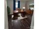 Office with a large wooden desk, a comfortable chair, and bright window at 1224 Hollywood Ter, Albemarle, NC 28001