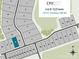 Community map showing available lot highlighted for location and neighborhood overview at 19035 Newburg Hill Rd, Davidson, NC 28036