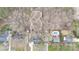 Expansive aerial view of the property and surrounding neighborhood with backyard pool and wooded lot at 2622 Oakhurst Dr # 23, Rock Hill, SC 29730